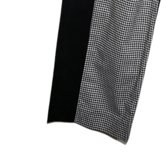 Larry Levine Slim Leg Crop Pants Black and White Size 6 NWT - Picture 4 of 8